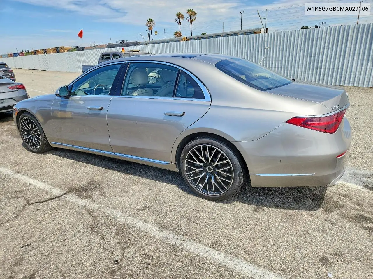 2021 Mercedes-Benz S 580 4Matic VIN: W1K6G7GB0MA029106 Lot: 60610006