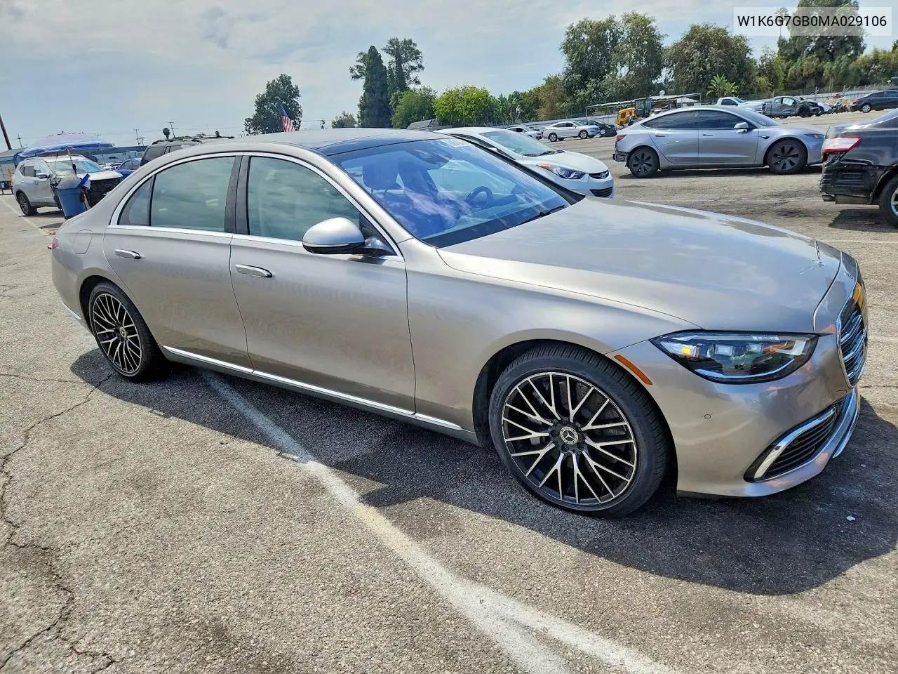 2021 Mercedes-Benz S 580 4Matic VIN: W1K6G7GB0MA029106 Lot: 60610006