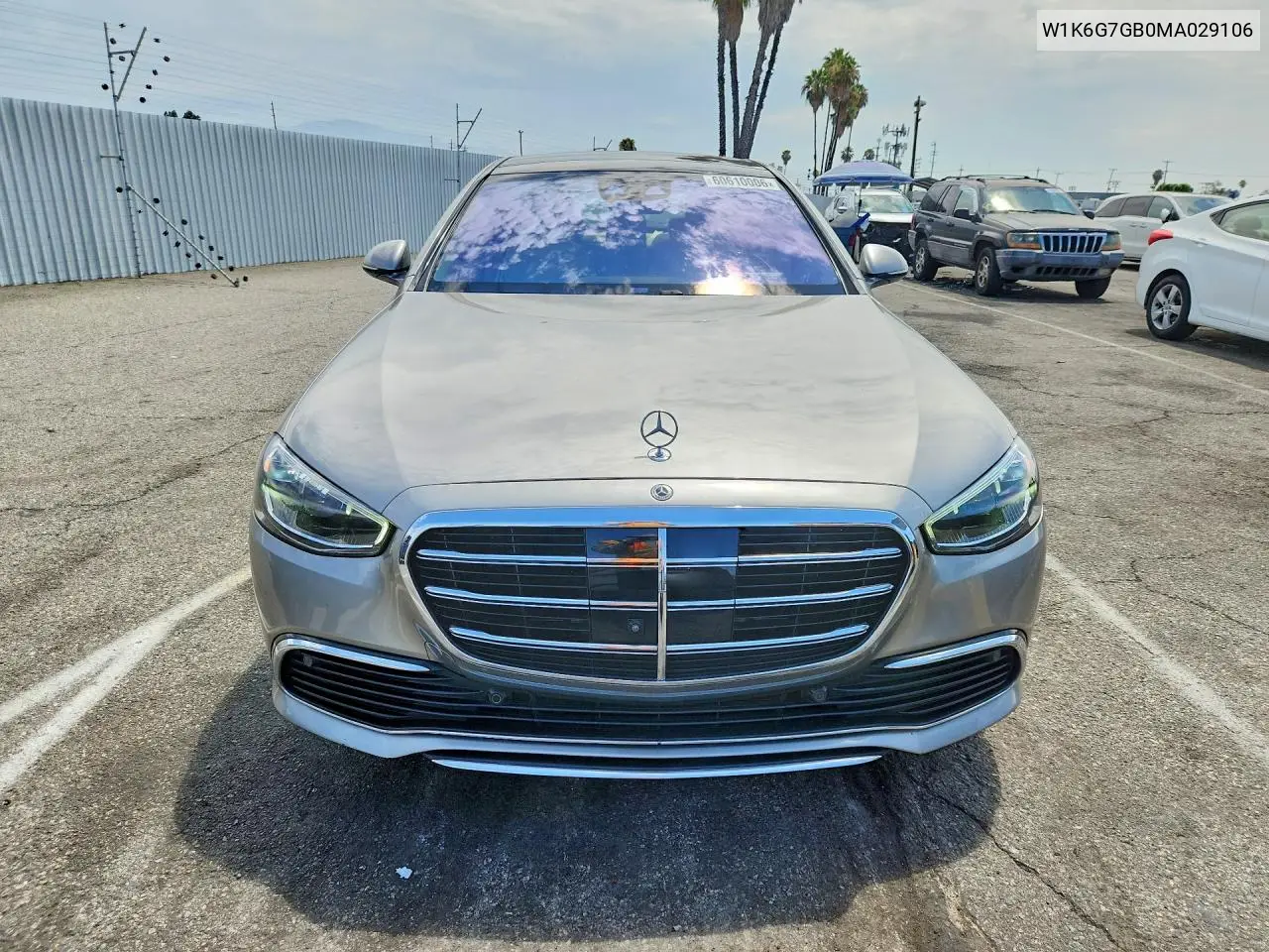 2021 Mercedes-Benz S 580 4Matic VIN: W1K6G7GB0MA029106 Lot: 60610006
