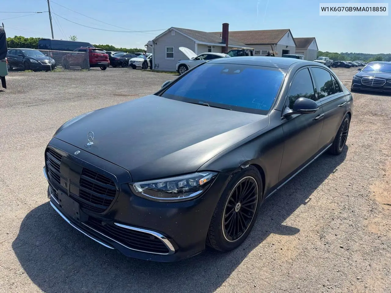 2021 Mercedes-Benz S 580 4Matic VIN: W1K6G7GB9MA018850 Lot: 60779386