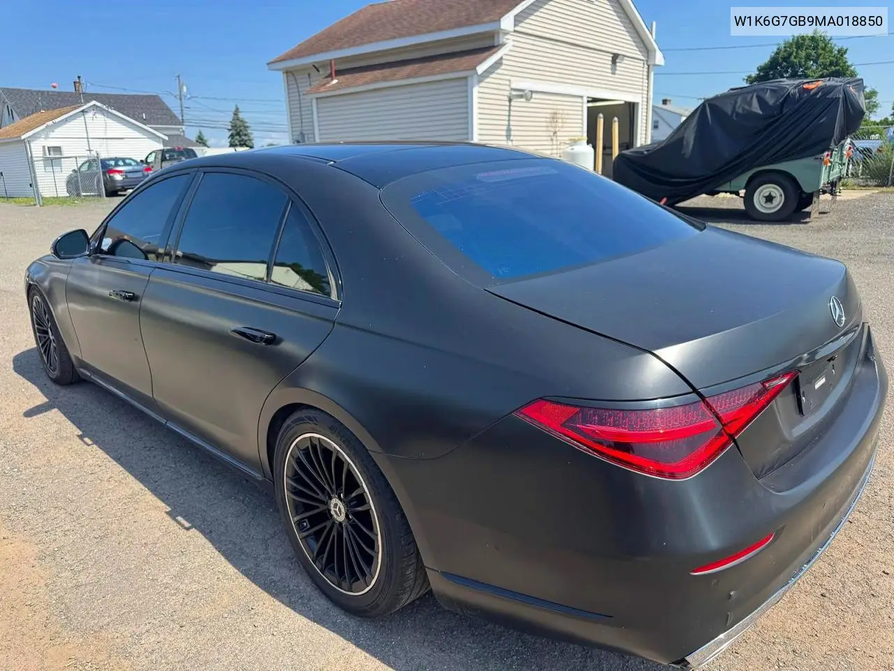 2021 Mercedes-Benz S 580 4Matic VIN: W1K6G7GB9MA018850 Lot: 60779386