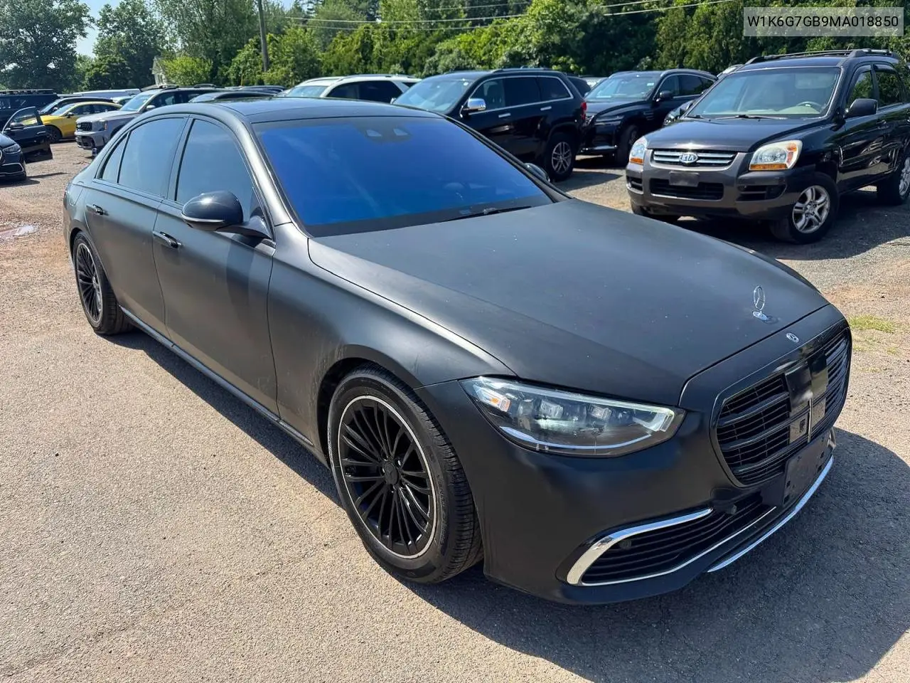 2021 Mercedes-Benz S 580 4Matic VIN: W1K6G7GB9MA018850 Lot: 60779386