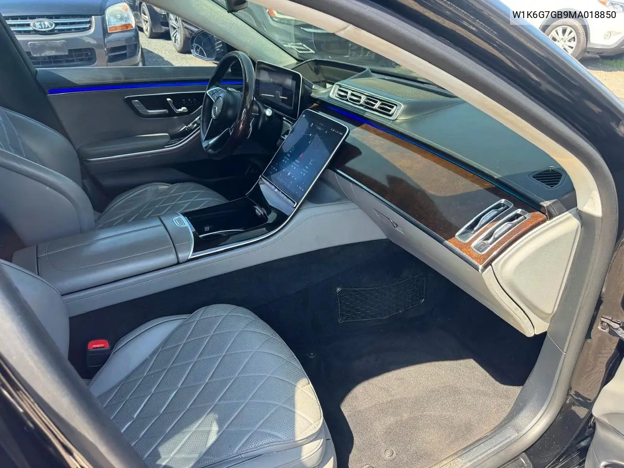 2021 Mercedes-Benz S 580 4Matic VIN: W1K6G7GB9MA018850 Lot: 60779386