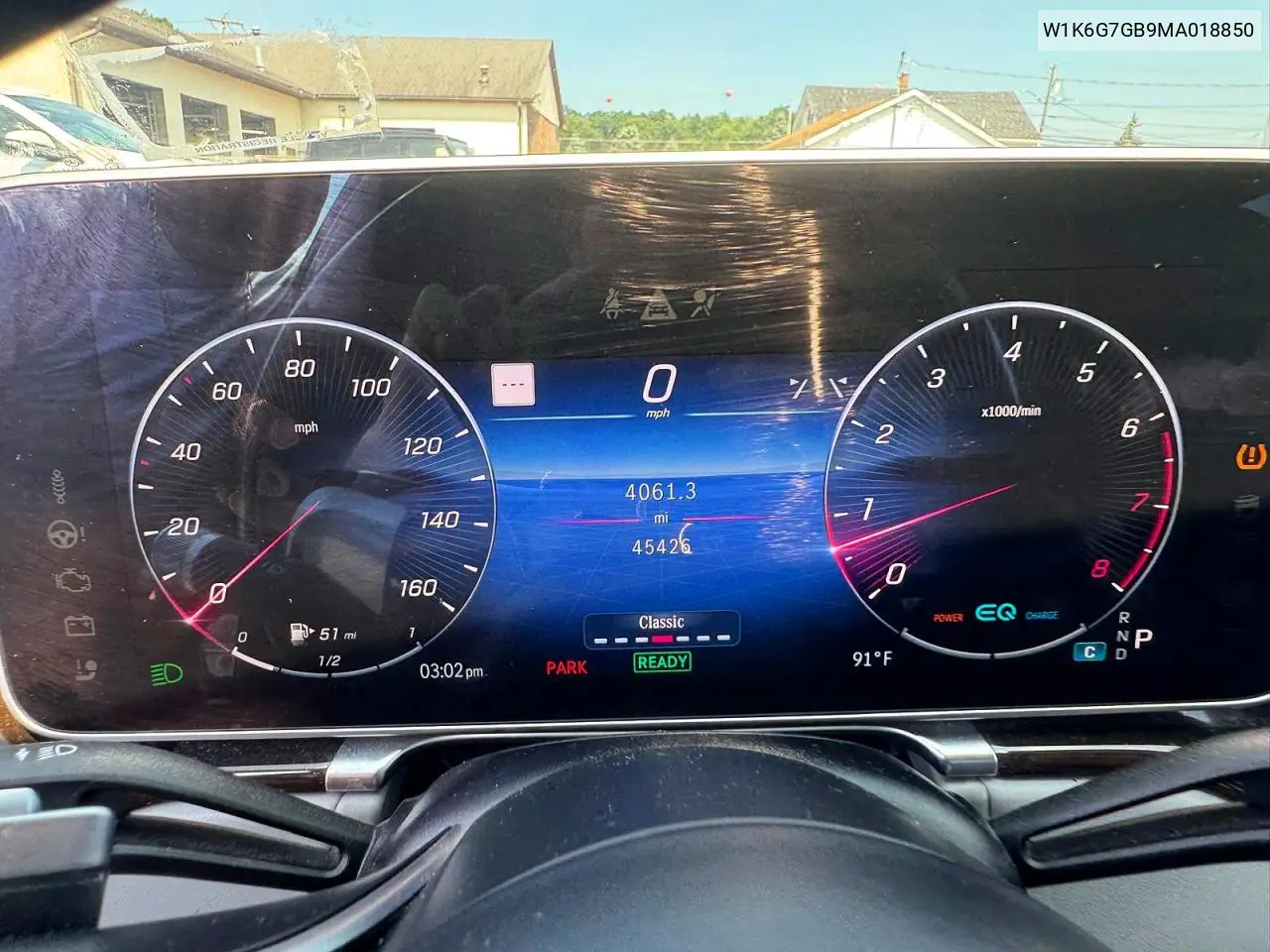 2021 Mercedes-Benz S 580 4Matic VIN: W1K6G7GB9MA018850 Lot: 60779386