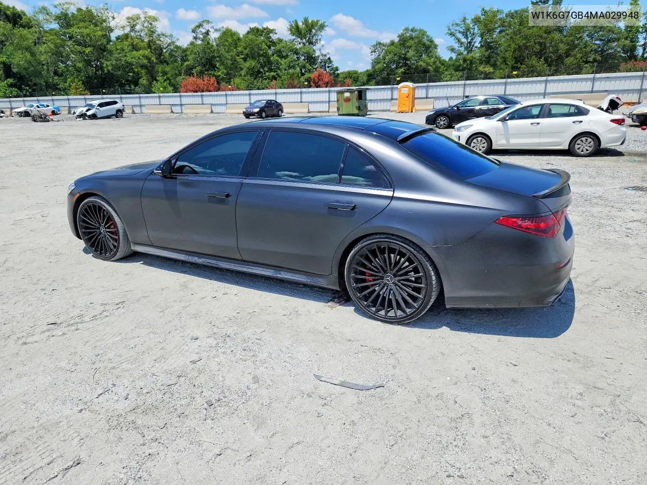 2021 Merz S 580 4Mat VIN: W1K6G7GB4MA029948 Lot: 61535796