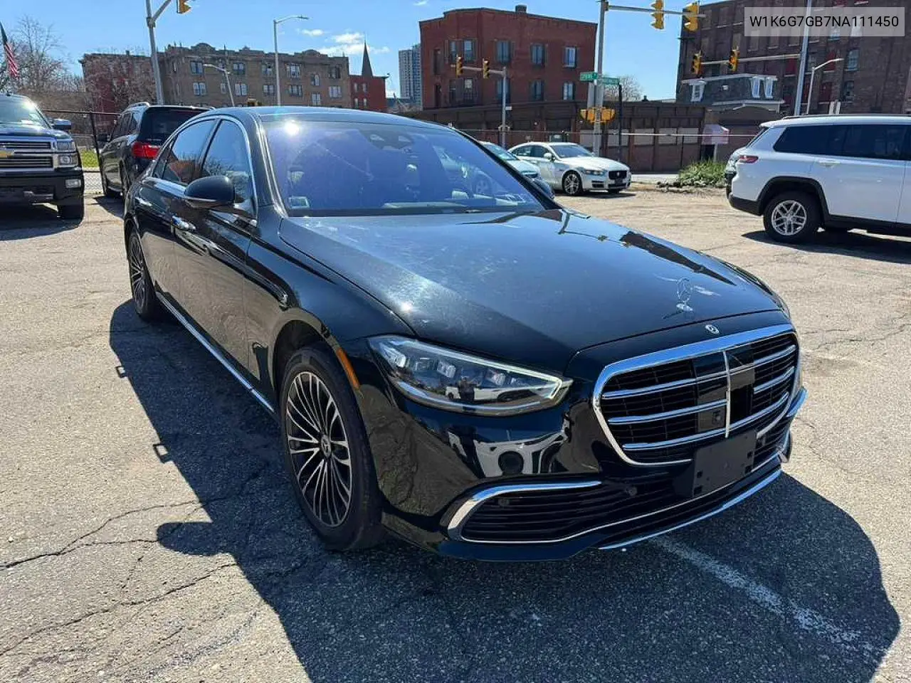 2022 Mercedes-Benz S 580 4Matic VIN: W1K6G7GB7NA111450 Lot: 47657536