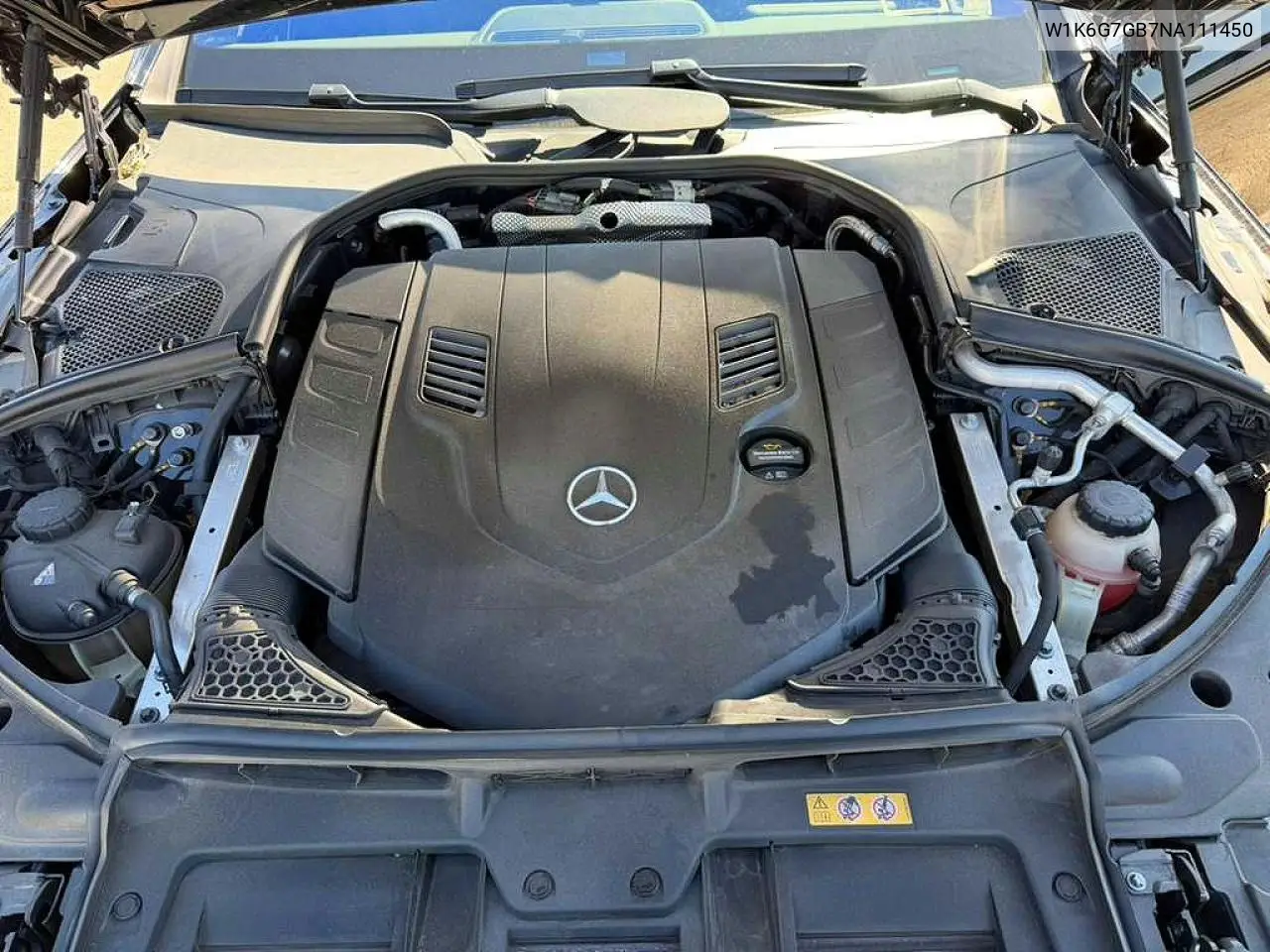 2022 Mercedes-Benz S 580 4Matic VIN: W1K6G7GB7NA111450 Lot: 47657536