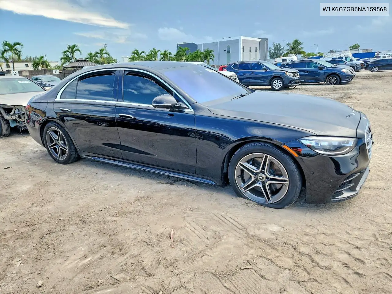 2022 Mercedes-Benz S 580 4Matic VIN: W1K6G7GB6NA159568 Lot: 57262516