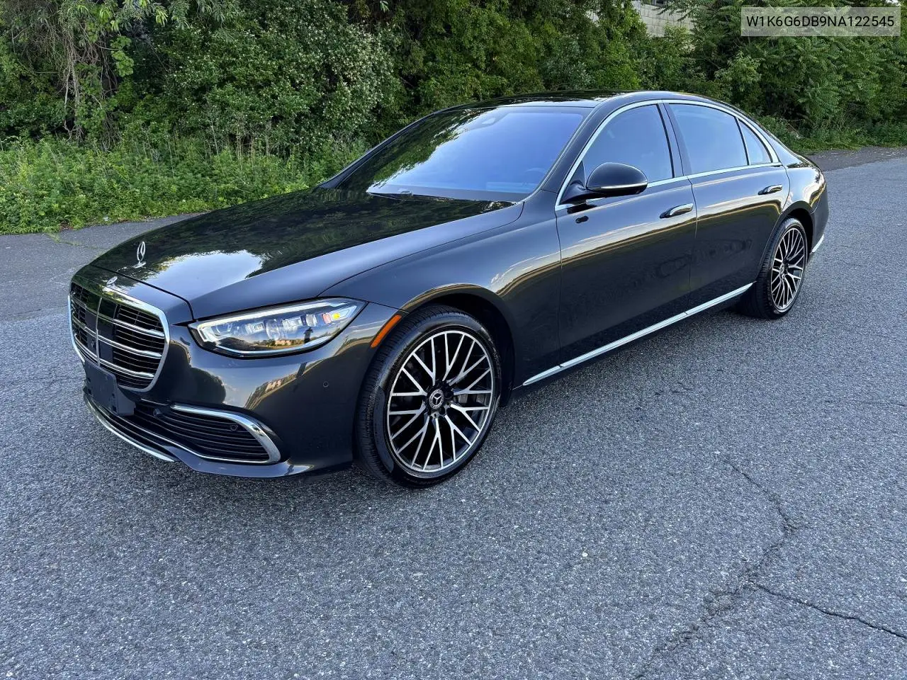 2022 Mercedes-Benz S 500 4Matic VIN: W1K6G6DB9NA122545 Lot: 58477466