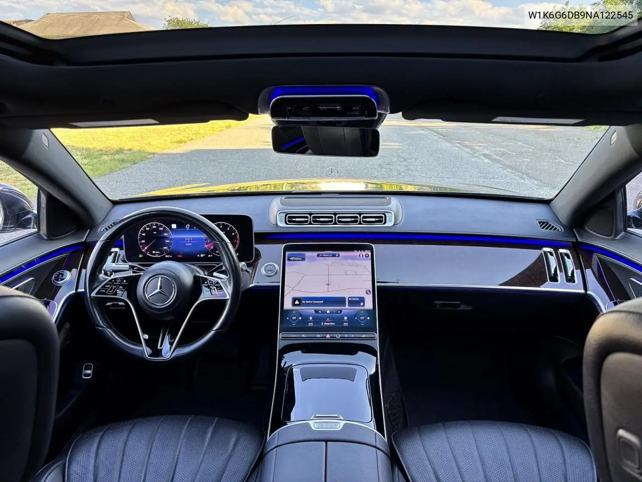 2022 Mercedes-Benz S 500 4Matic VIN: W1K6G6DB9NA122545 Lot: 58477466