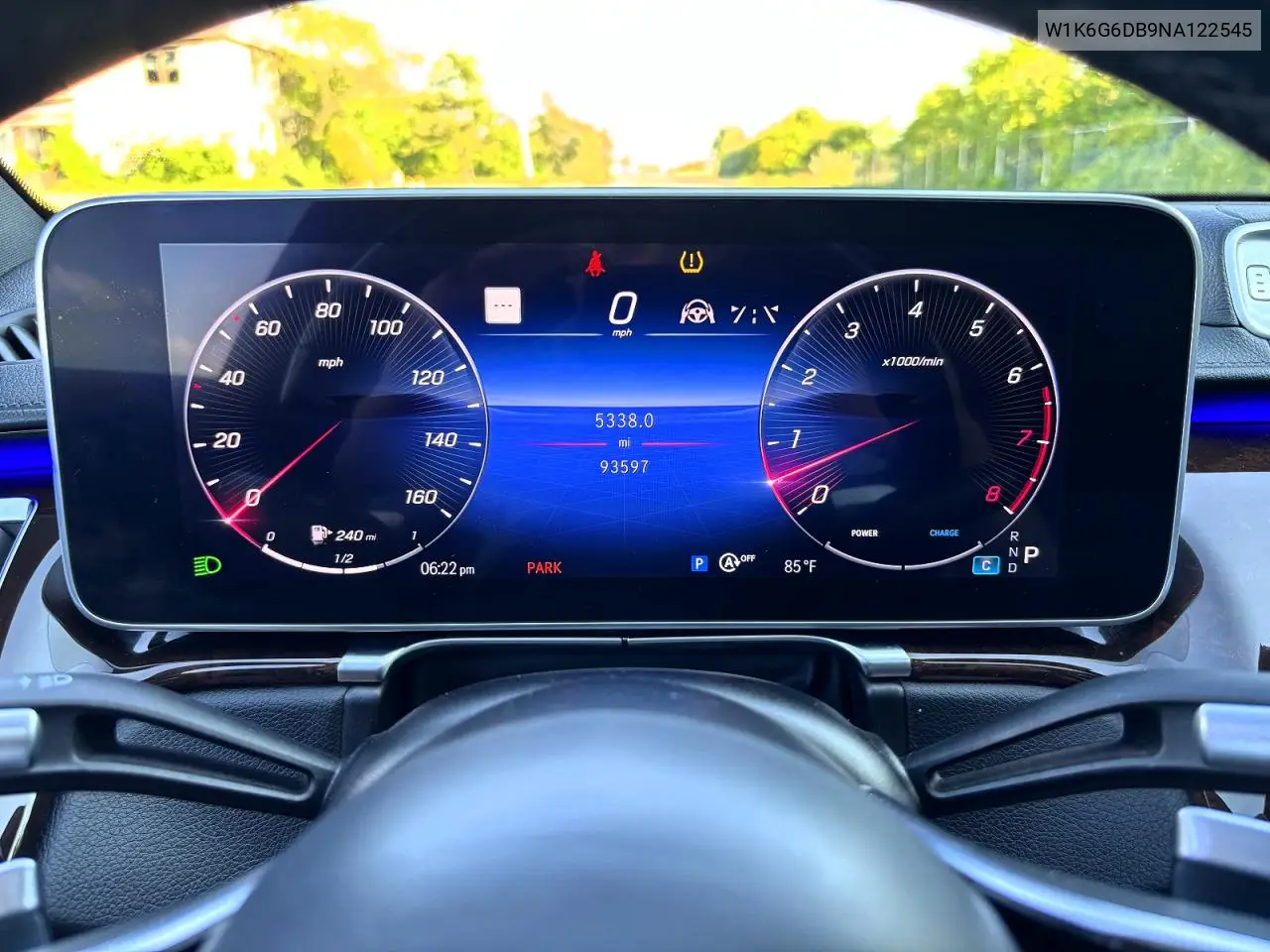 2022 Mercedes-Benz S 500 4Matic VIN: W1K6G6DB9NA122545 Lot: 58477466