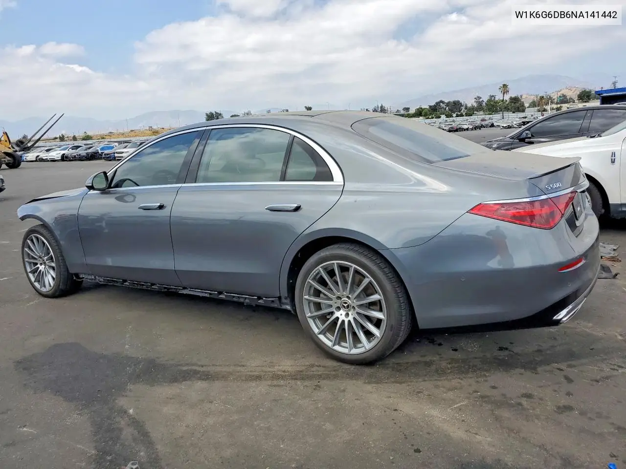 2022 Mercedes-Benz S 500 4Matic VIN: W1K6G6DB6NA141442 Lot: 59188376