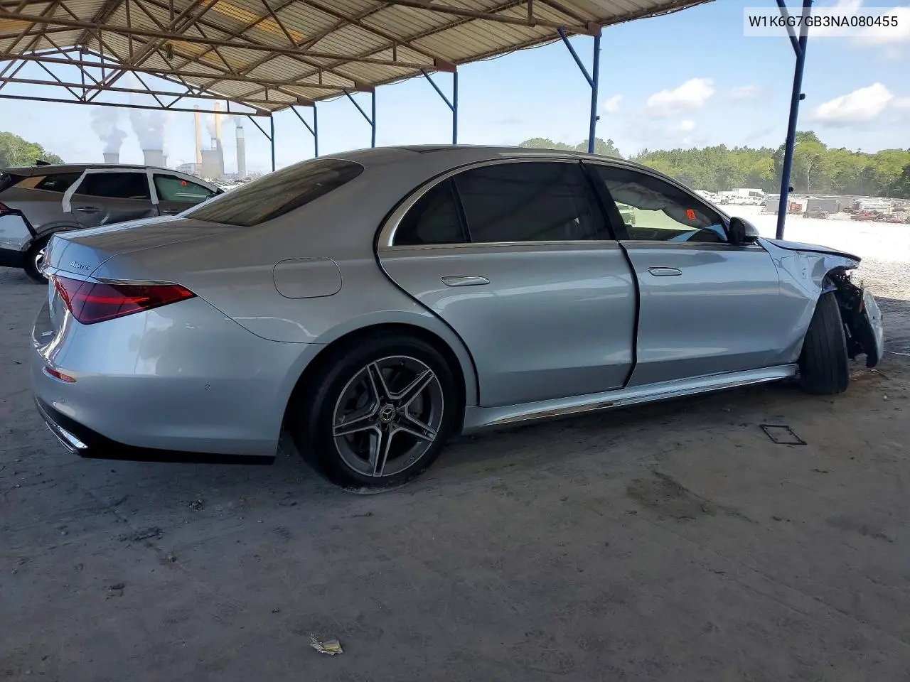 2022 Mercedes-Benz S 580 4Matic VIN: W1K6G7GB3NA080455 Lot: 59912396