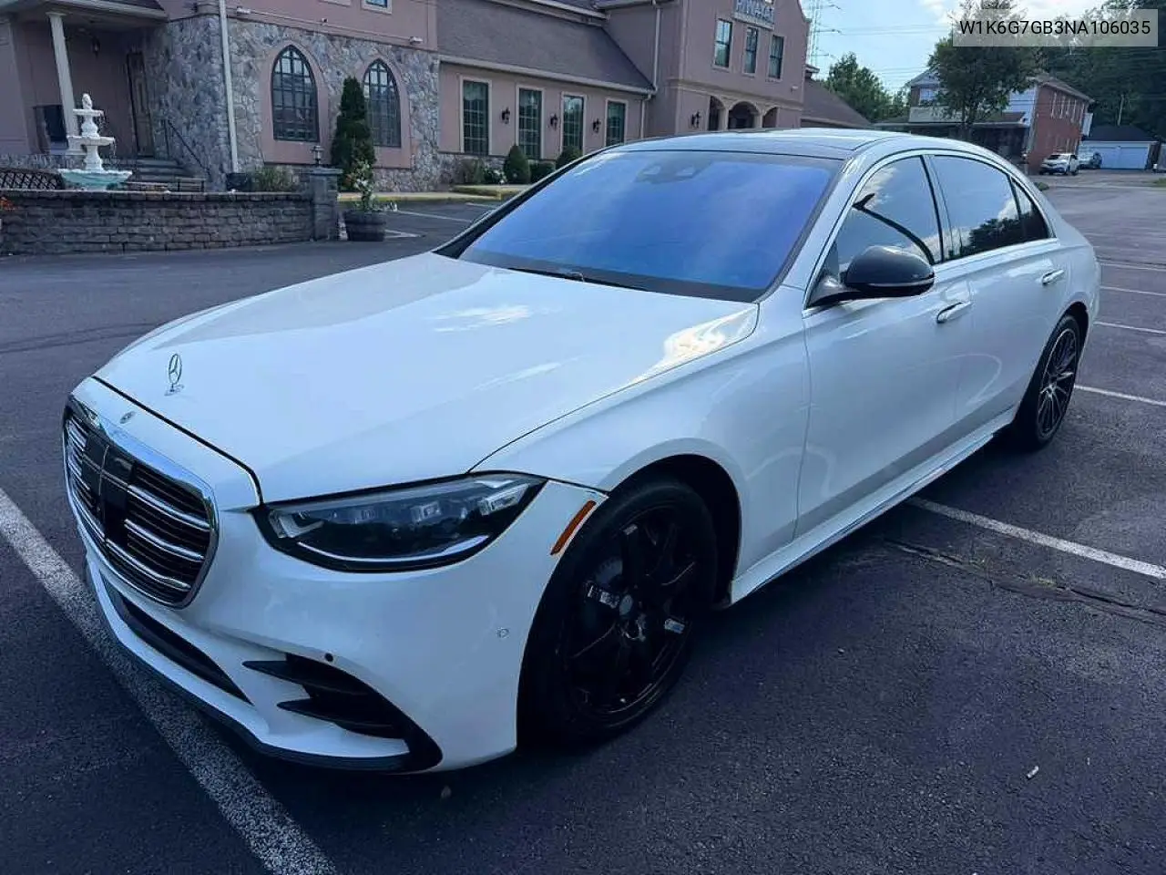 2022 Mercedes-Benz S 580 4Matic VIN: W1K6G7GB3NA106035 Lot: 60124976