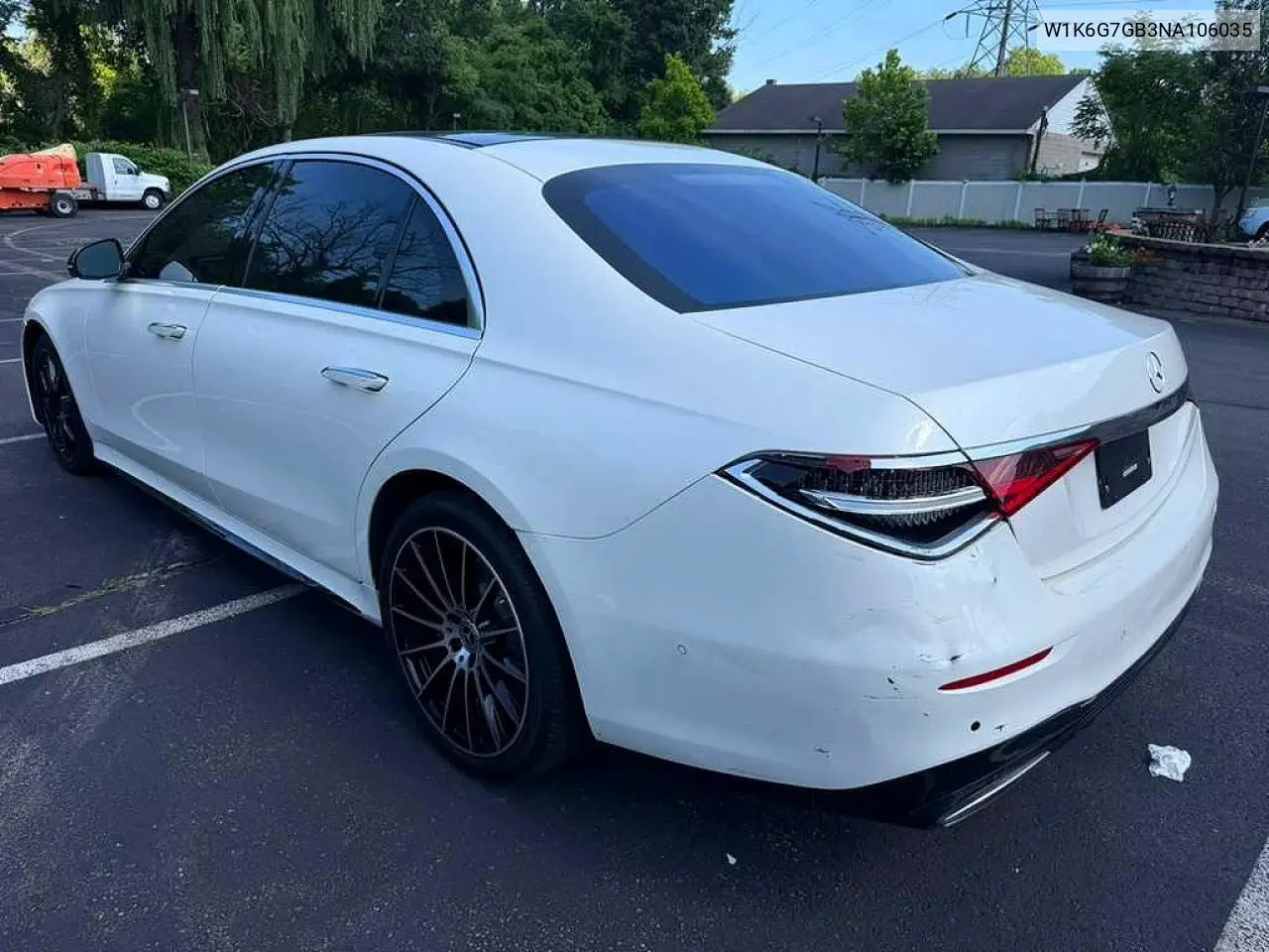2022 Mercedes-Benz S 580 4Matic VIN: W1K6G7GB3NA106035 Lot: 60124976