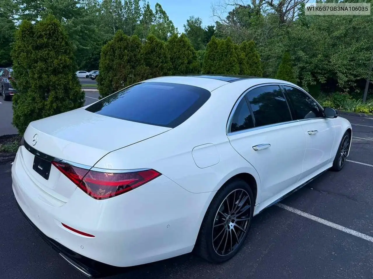 2022 Mercedes-Benz S 580 4Matic VIN: W1K6G7GB3NA106035 Lot: 60124976