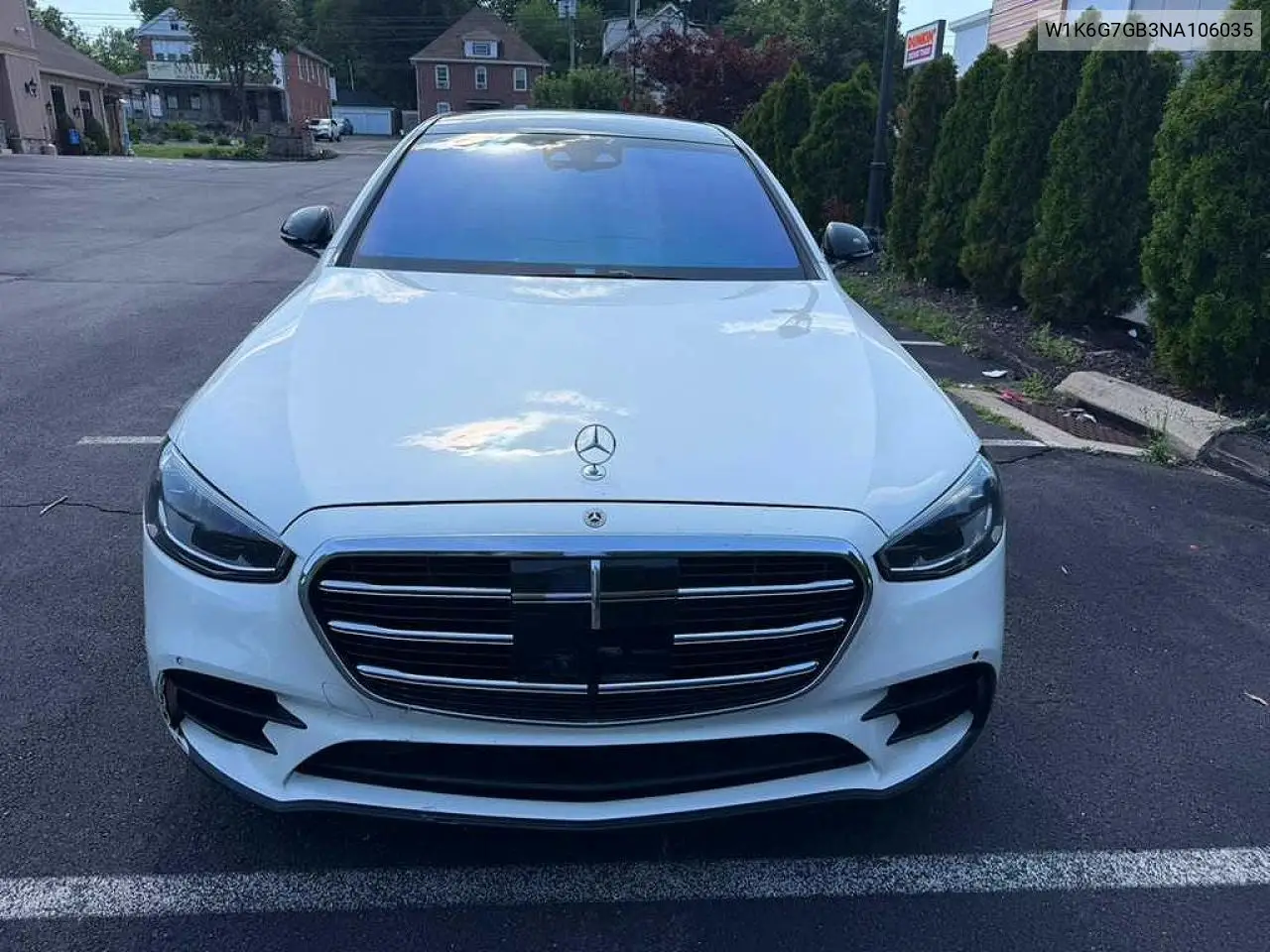2022 Mercedes-Benz S 580 4Matic VIN: W1K6G7GB3NA106035 Lot: 60124976
