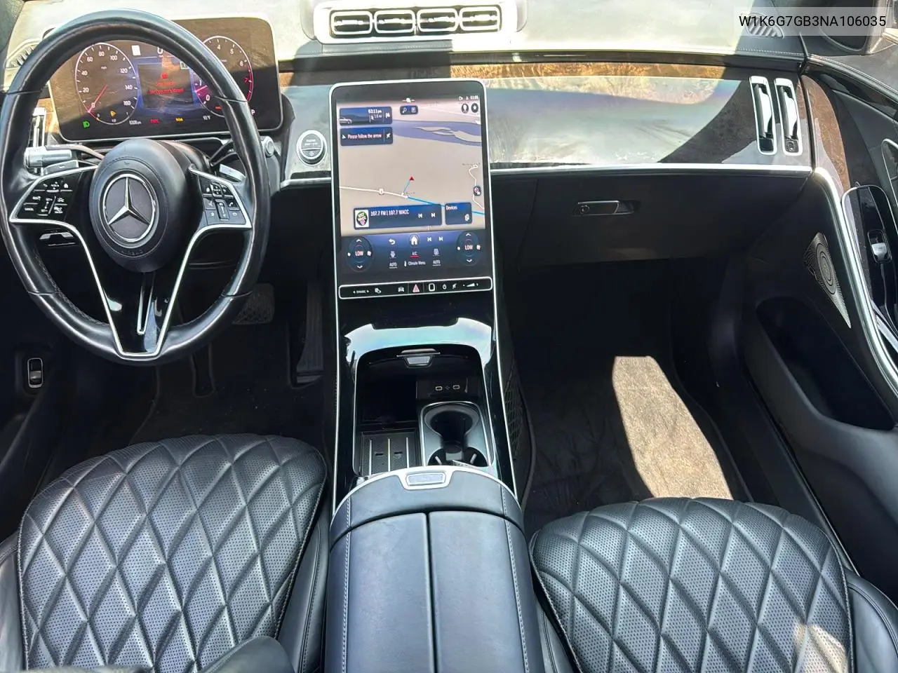 2022 Mercedes-Benz S 580 4Matic VIN: W1K6G7GB3NA106035 Lot: 60124976