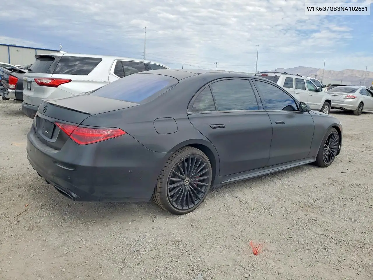 2022 Mercedes-Benz S 580 4Matic VIN: W1K6G7GB3NA102681 Lot: 60827336