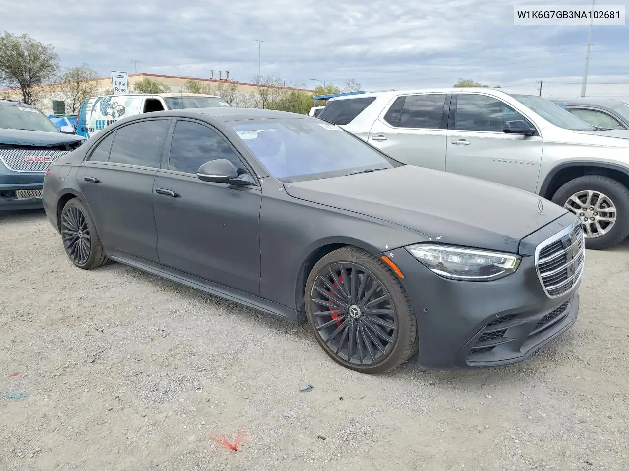 2022 Mercedes-Benz S 580 4Matic VIN: W1K6G7GB3NA102681 Lot: 60827336