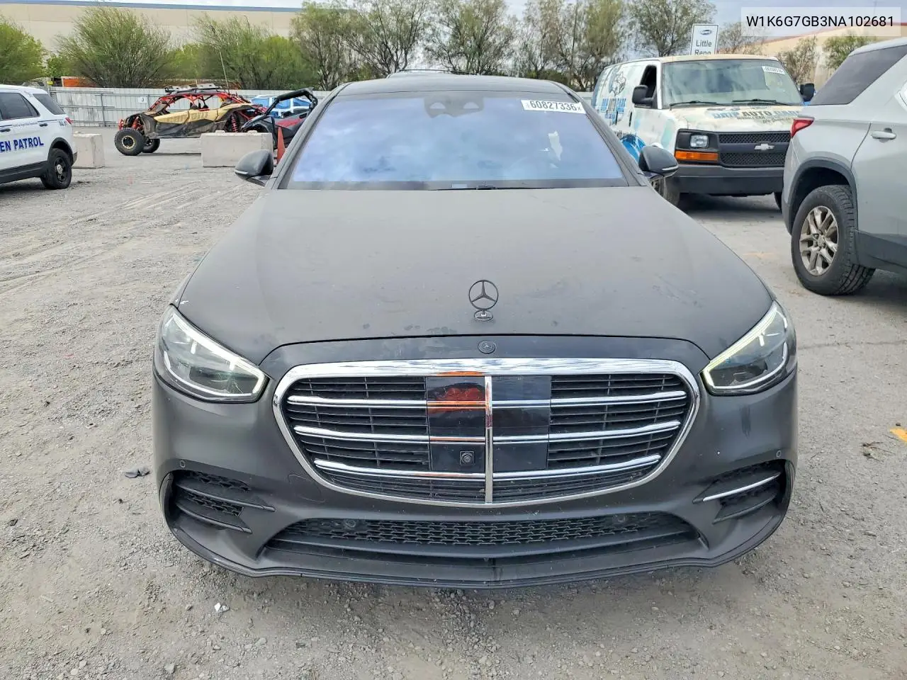 2022 Mercedes-Benz S 580 4Matic VIN: W1K6G7GB3NA102681 Lot: 60827336
