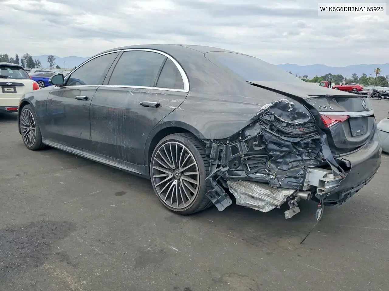 2022 Mercedes-Benz S 500 4Matic VIN: W1K6G6DB3NA165925 Lot: 61051466