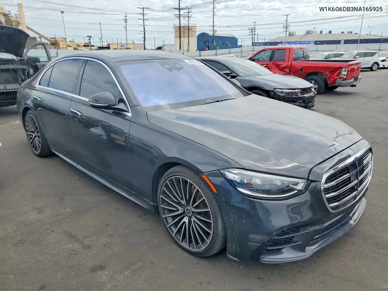 2022 Mercedes-Benz S 500 4Matic VIN: W1K6G6DB3NA165925 Lot: 61051466