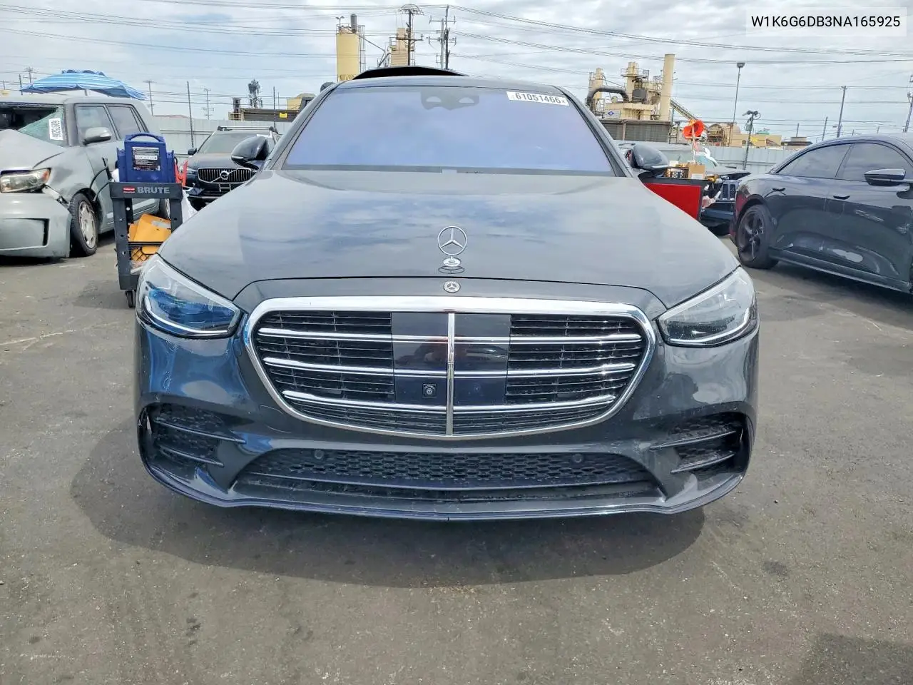 2022 Mercedes-Benz S 500 4Matic VIN: W1K6G6DB3NA165925 Lot: 61051466