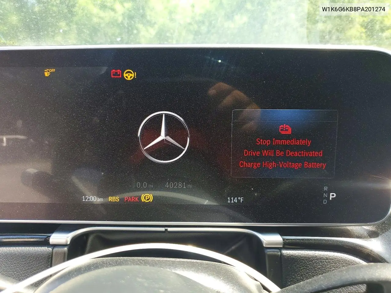 2023 Mercedes-Benz S S580E 4Matic VIN: W1K6G6KB8PA201274 Lot: 52707736