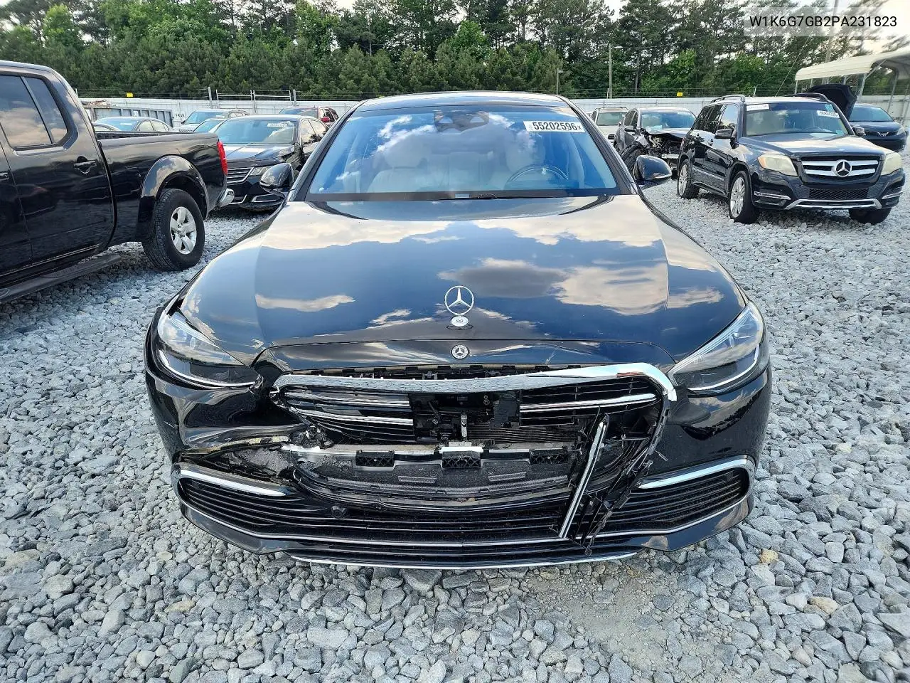 2023 Mercedes-Benz S 580 4Matic VIN: W1K6G7GB2PA231823 Lot: 55202596