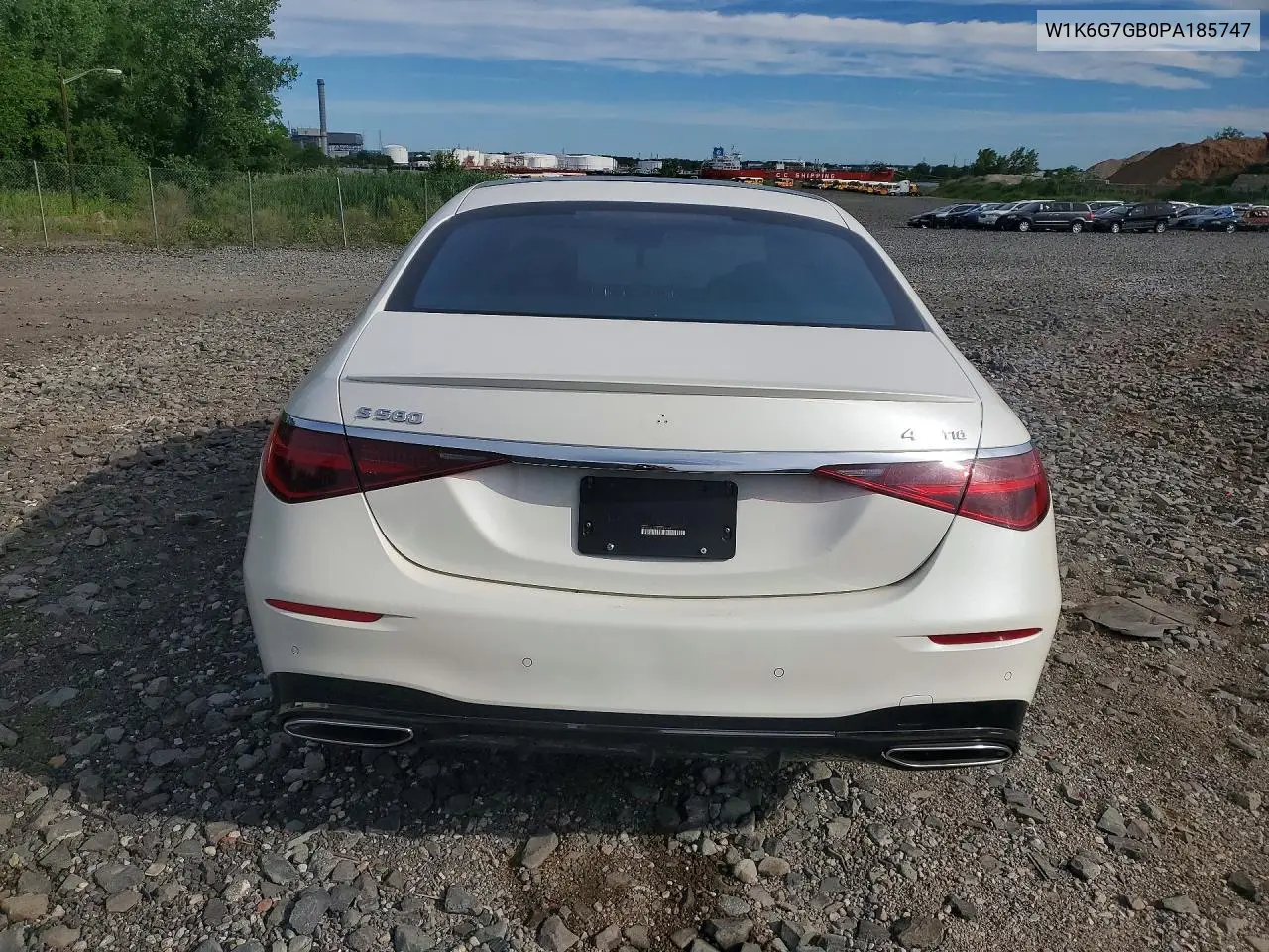 2023 Mercedes-Benz S 580 4Matic VIN: W1K6G7GB0PA185747 Lot: 56823196