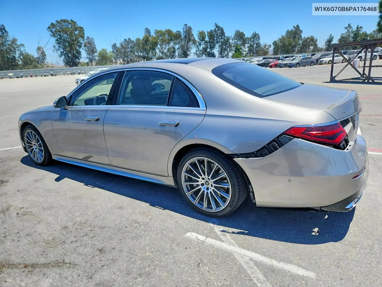 2023 Mercedes-Benz S 580 4Matic VIN: W1K6G7GB6PA176468 Lot: 59731506