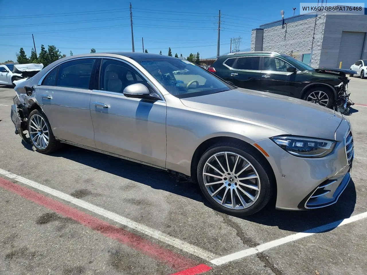 2023 Mercedes-Benz S 580 4Matic VIN: W1K6G7GB6PA176468 Lot: 59731506