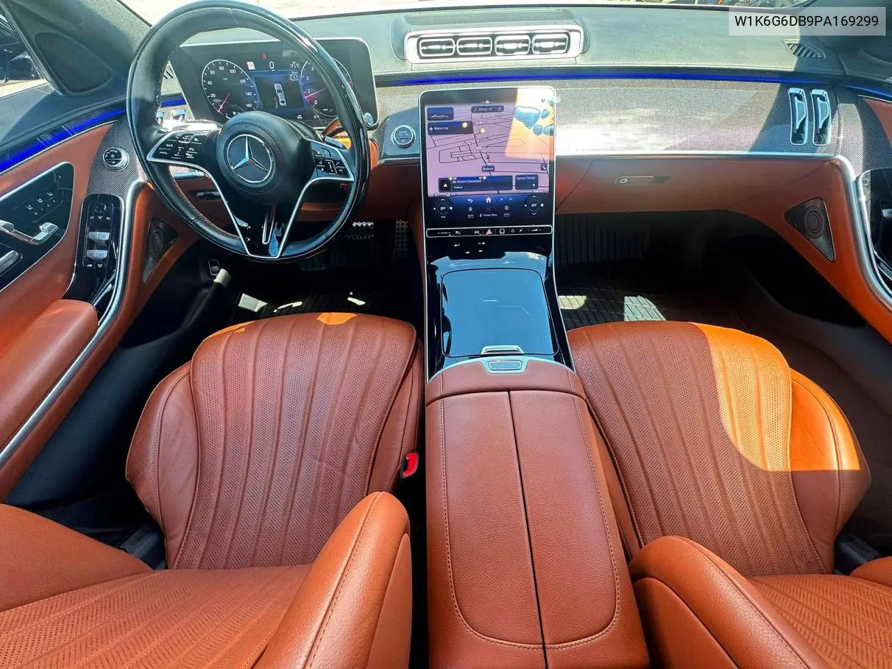 2023 Mercedes-Benz S 500 4Matic VIN: W1K6G6DB9PA169299 Lot: 61222096