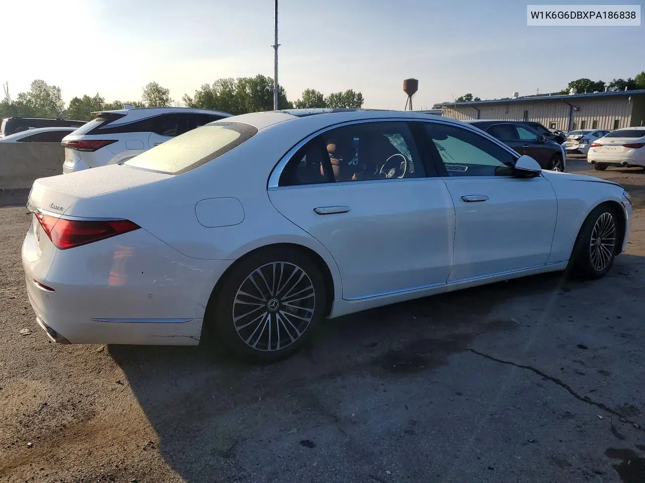 2023 Mercedes-Benz S 500 4Matic VIN: W1K6G6DBXPA186838 Lot: 61550126
