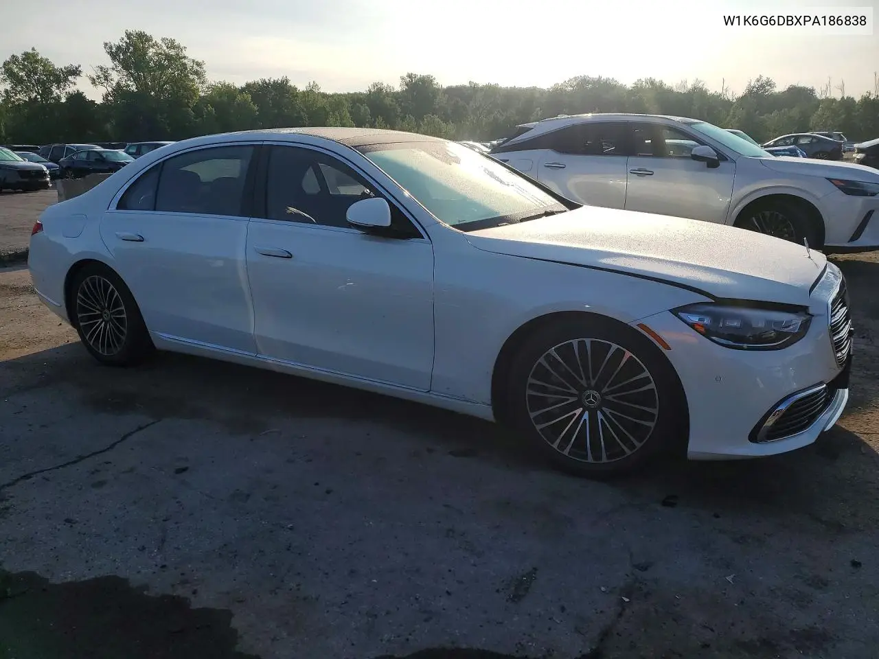 2023 Mercedes-Benz S 500 4Matic VIN: W1K6G6DBXPA186838 Lot: 61550126