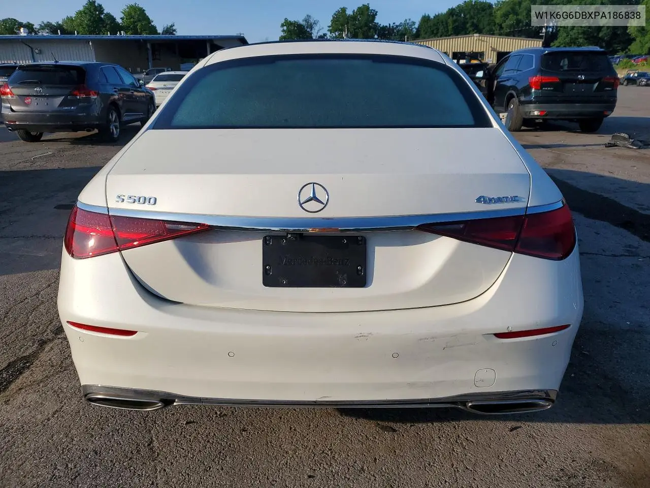2023 Mercedes-Benz S 500 4Matic VIN: W1K6G6DBXPA186838 Lot: 61550126