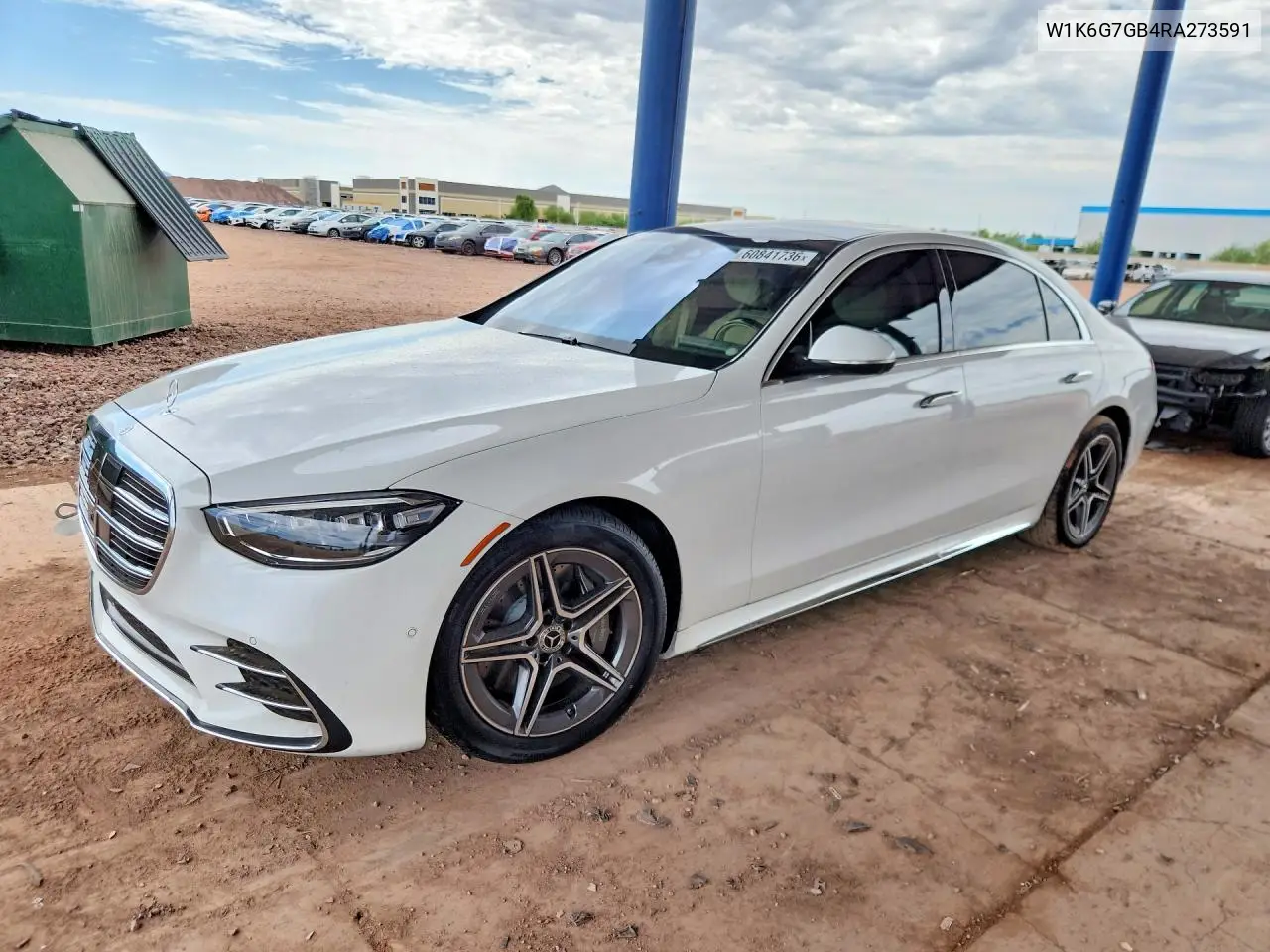 2024 Mercedes-Benz S 580 4Matic VIN: W1K6G7GB4RA273591 Lot: 60841736
