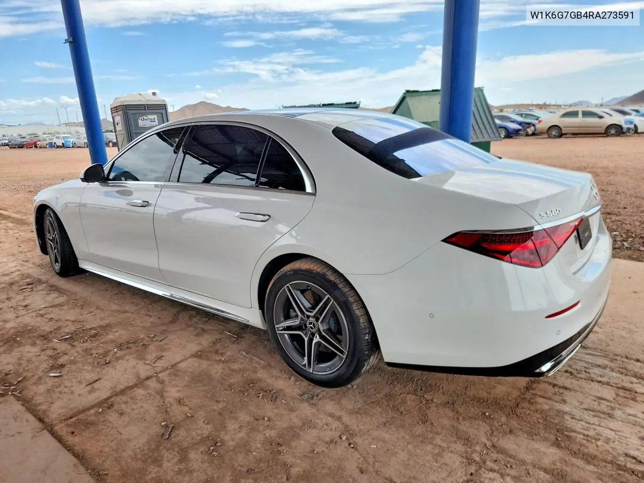 2024 Mercedes-Benz S 580 4Matic VIN: W1K6G7GB4RA273591 Lot: 60841736