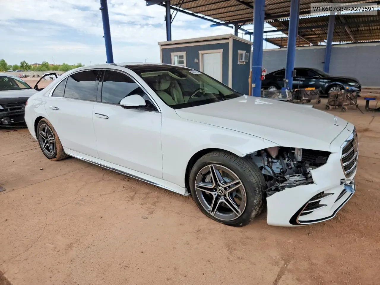 2024 Mercedes-Benz S 580 4Matic VIN: W1K6G7GB4RA273591 Lot: 60841736