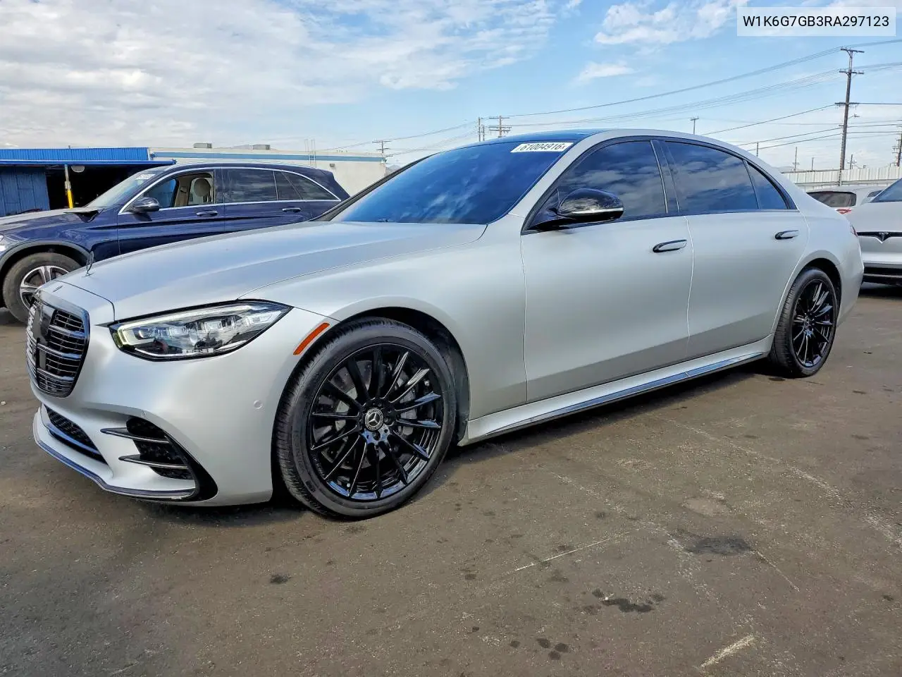 2024 Mercedes-Benz S 580 4Matic VIN: W1K6G7GB3RA297123 Lot: 61004916