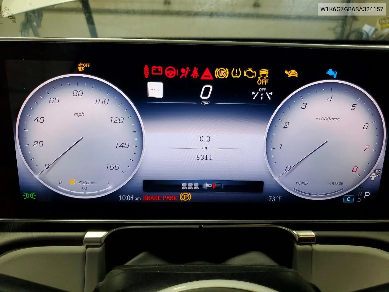 2025 Mercedes-Benz S 580 4Matic VIN: W1K6G7GB6SA324157 Lot: 58825266