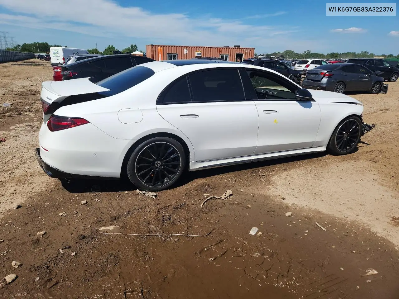 2025 Mercedes-Benz S 580 4Matic VIN: W1K6G7GB8SA322376 Lot: 59853126