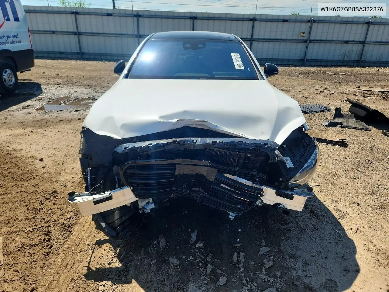 2025 Mercedes-Benz S 580 4Matic VIN: W1K6G7GB8SA322376 Lot: 59853126