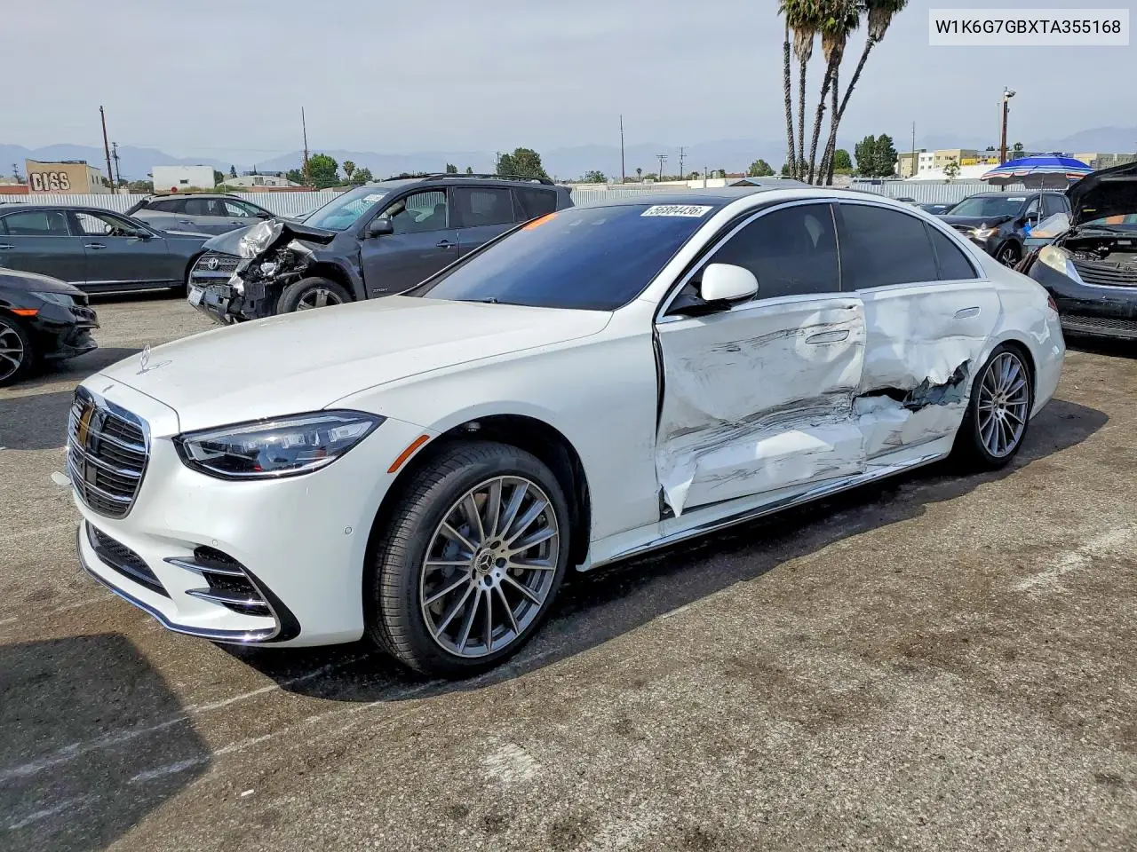2026 Mercedes-Benz S 580 4Matic VIN: W1K6G7GBXTA355168 Lot: 56804436