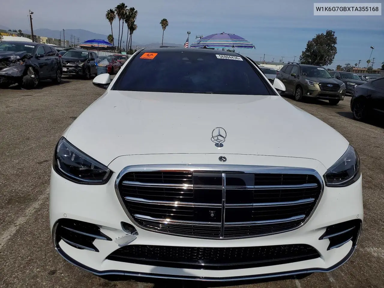 2026 Mercedes-Benz S 580 4Matic VIN: W1K6G7GBXTA355168 Lot: 56804436