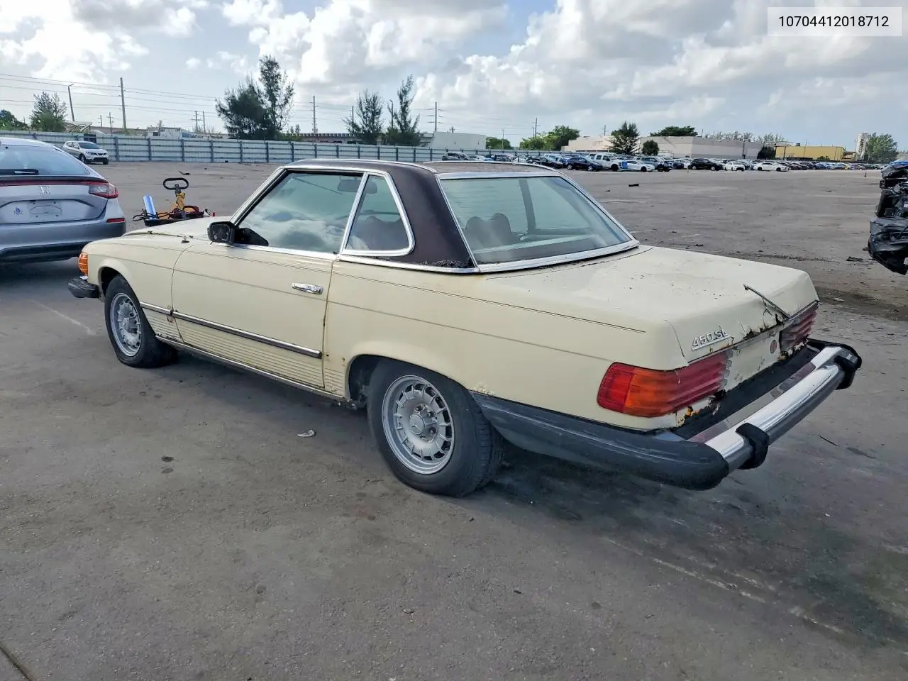 1974 Mercedes-Benz 450 VIN: 10704412018712 Lot: 60115266