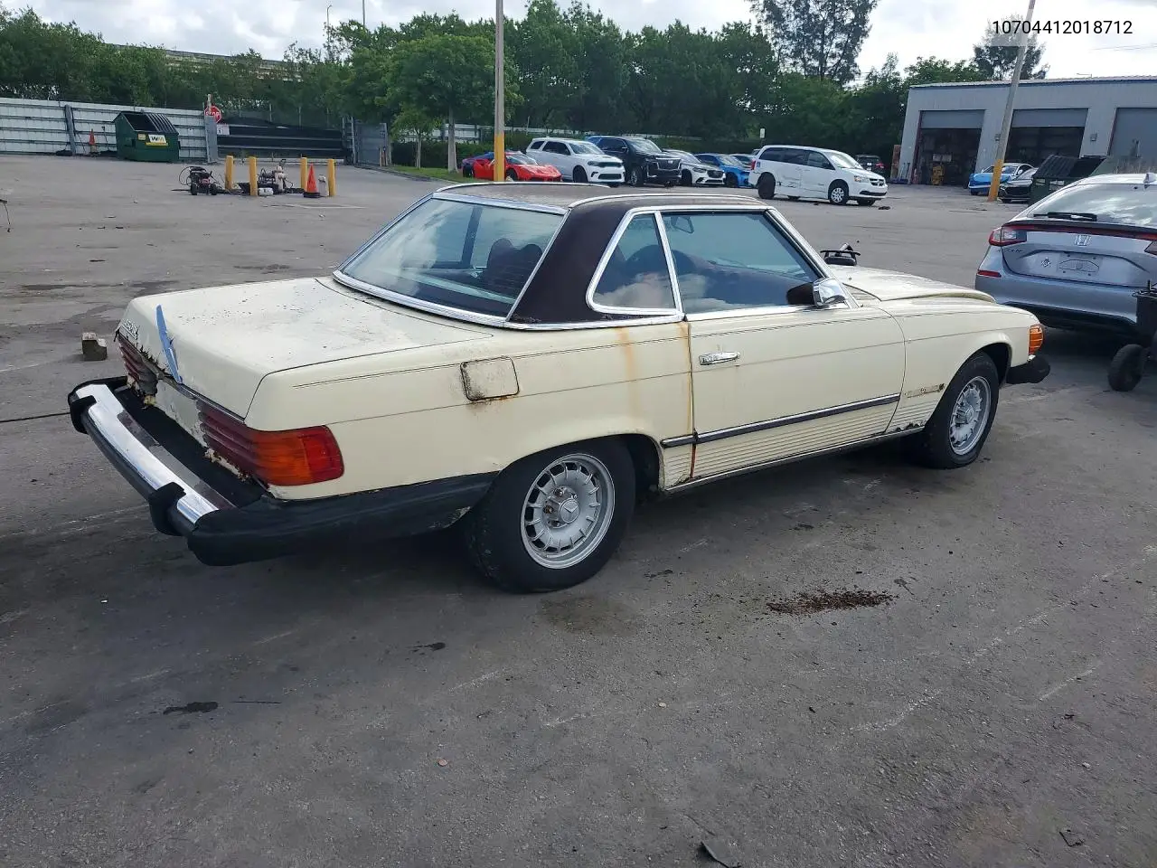 1974 Mercedes-Benz 450 VIN: 10704412018712 Lot: 60115266