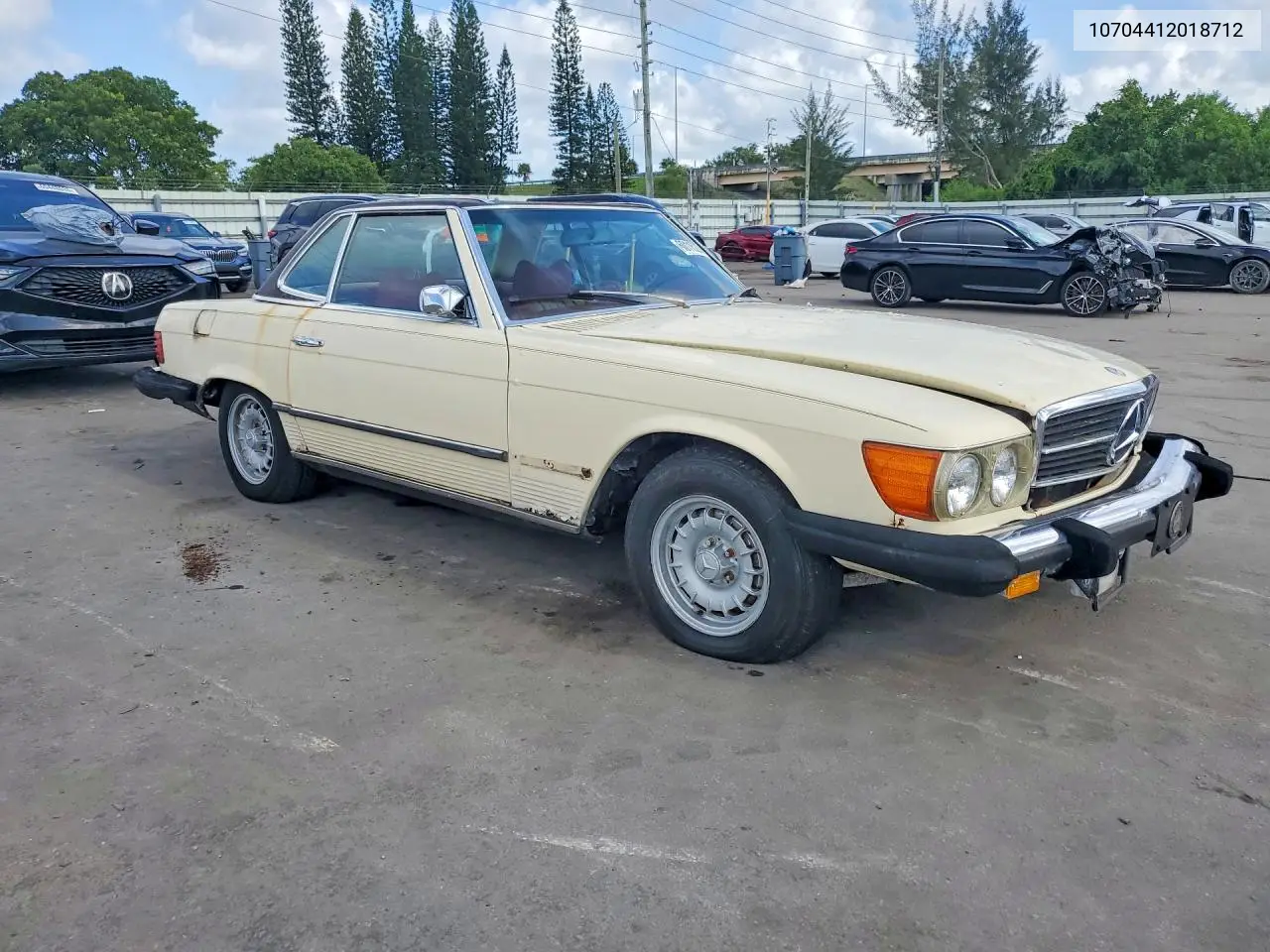 1974 Mercedes-Benz 450 VIN: 10704412018712 Lot: 60115266