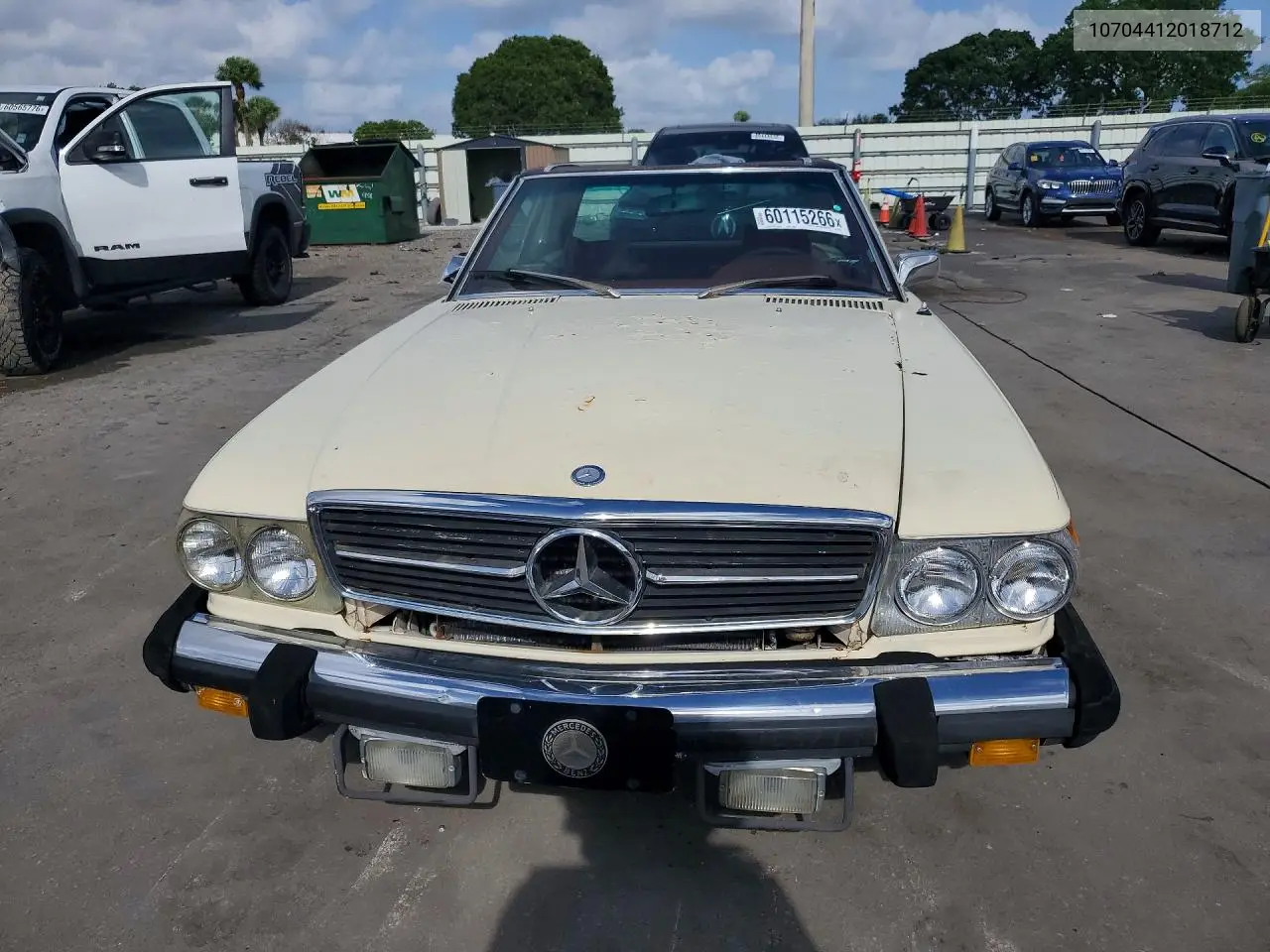 1974 Mercedes-Benz 450 VIN: 10704412018712 Lot: 60115266